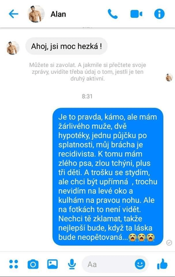 Flirt cez Messenger