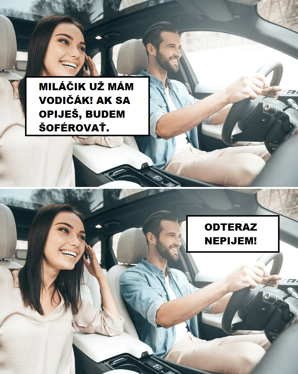 Budem šoférovať