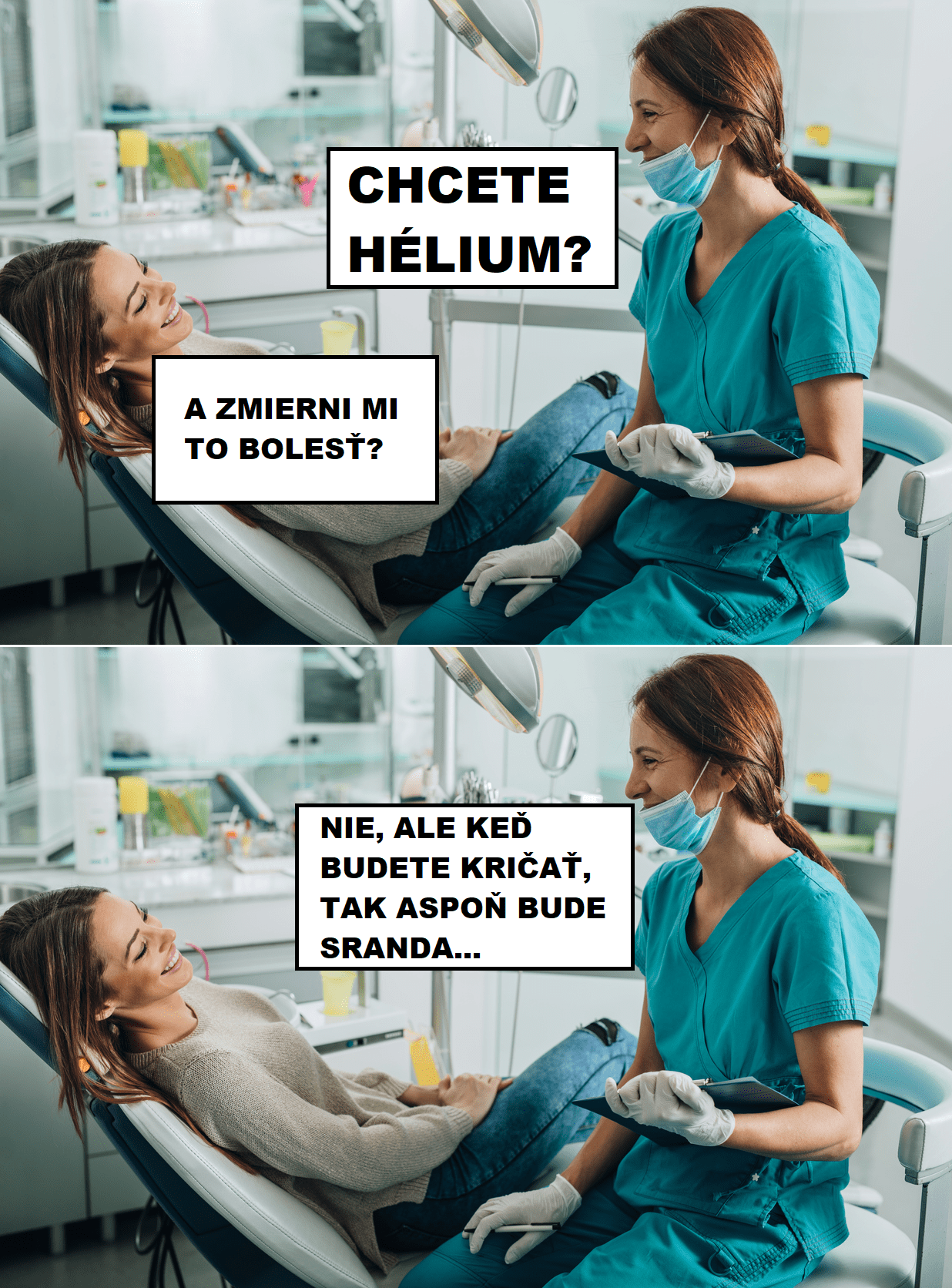 Hélium u zubárky