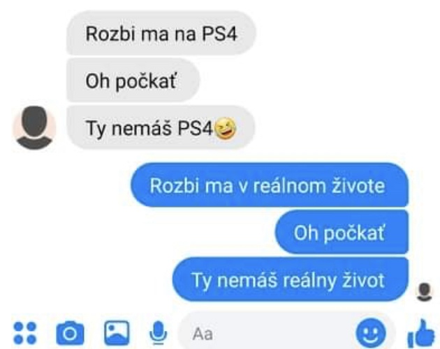 Ja nemám to a ty toto