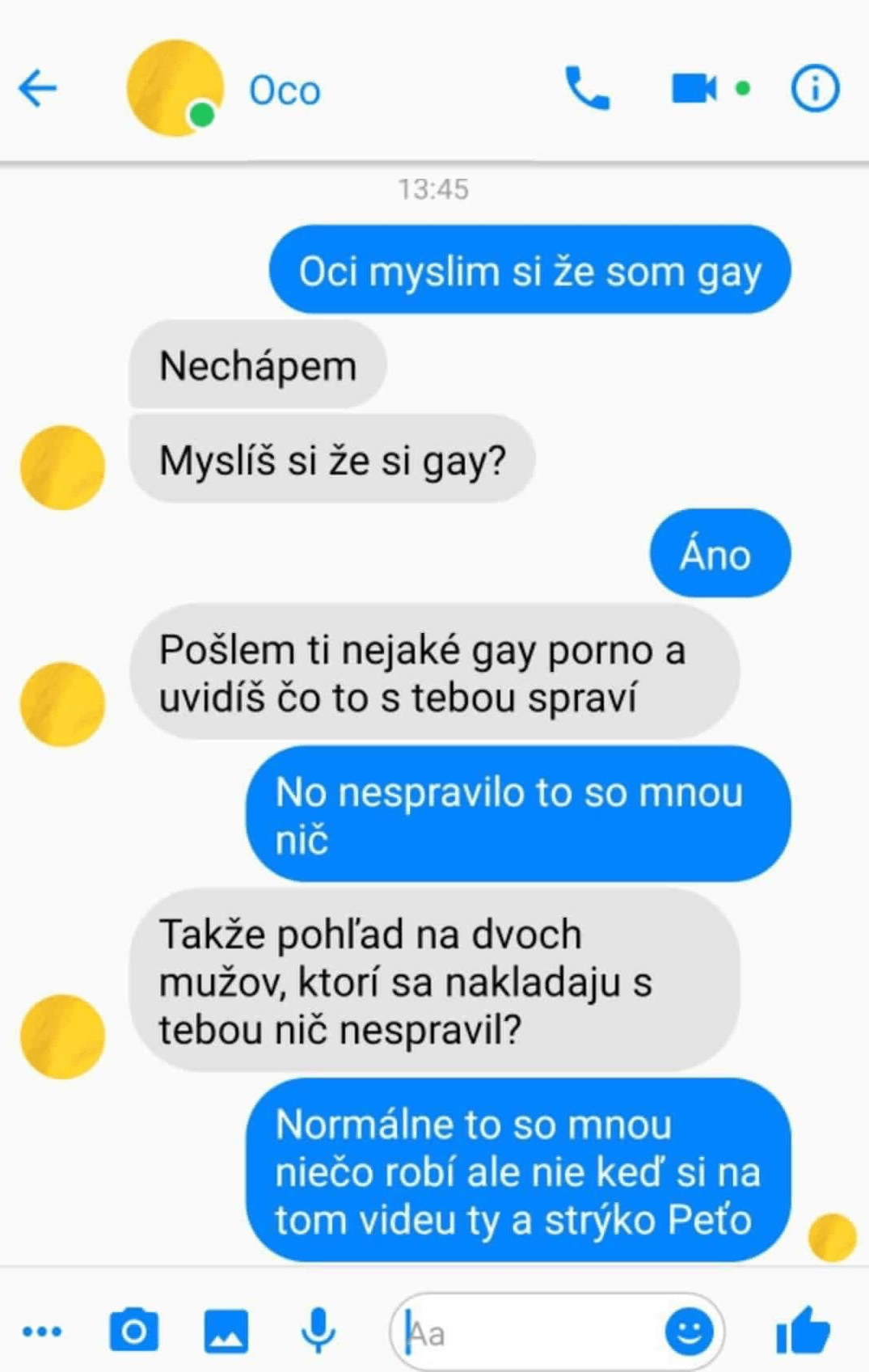 Priznanie otcovi
