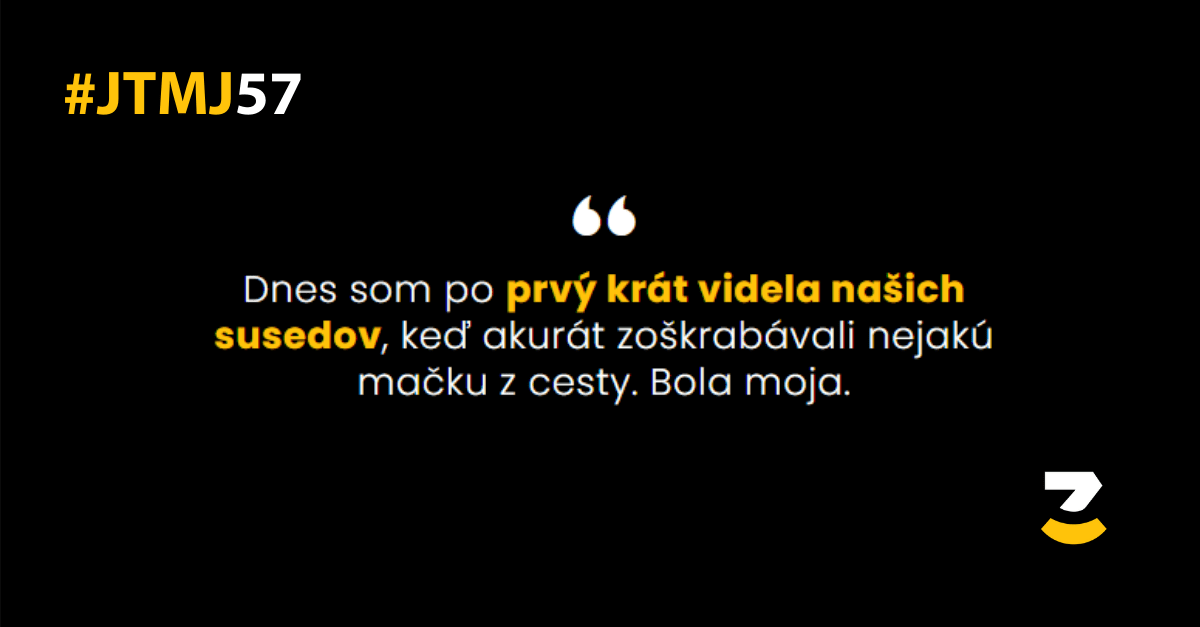 JTMJ: Príbehy, ktoré píše sám život #58