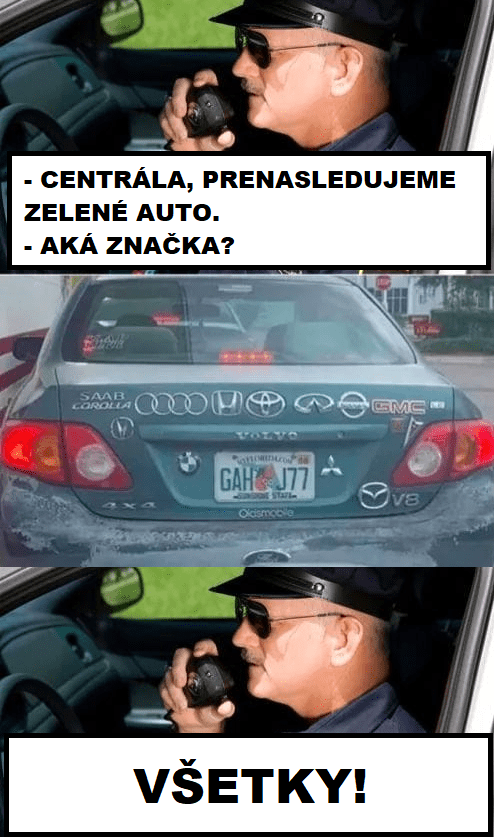 Prenasledovanie vozidla