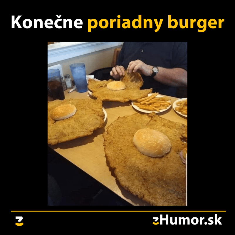 Poriadny hamburger
