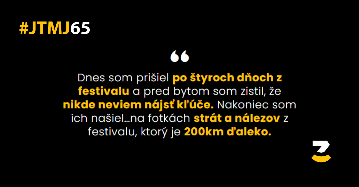 JTMJ: Príbehy, ktoré píše sám život #65