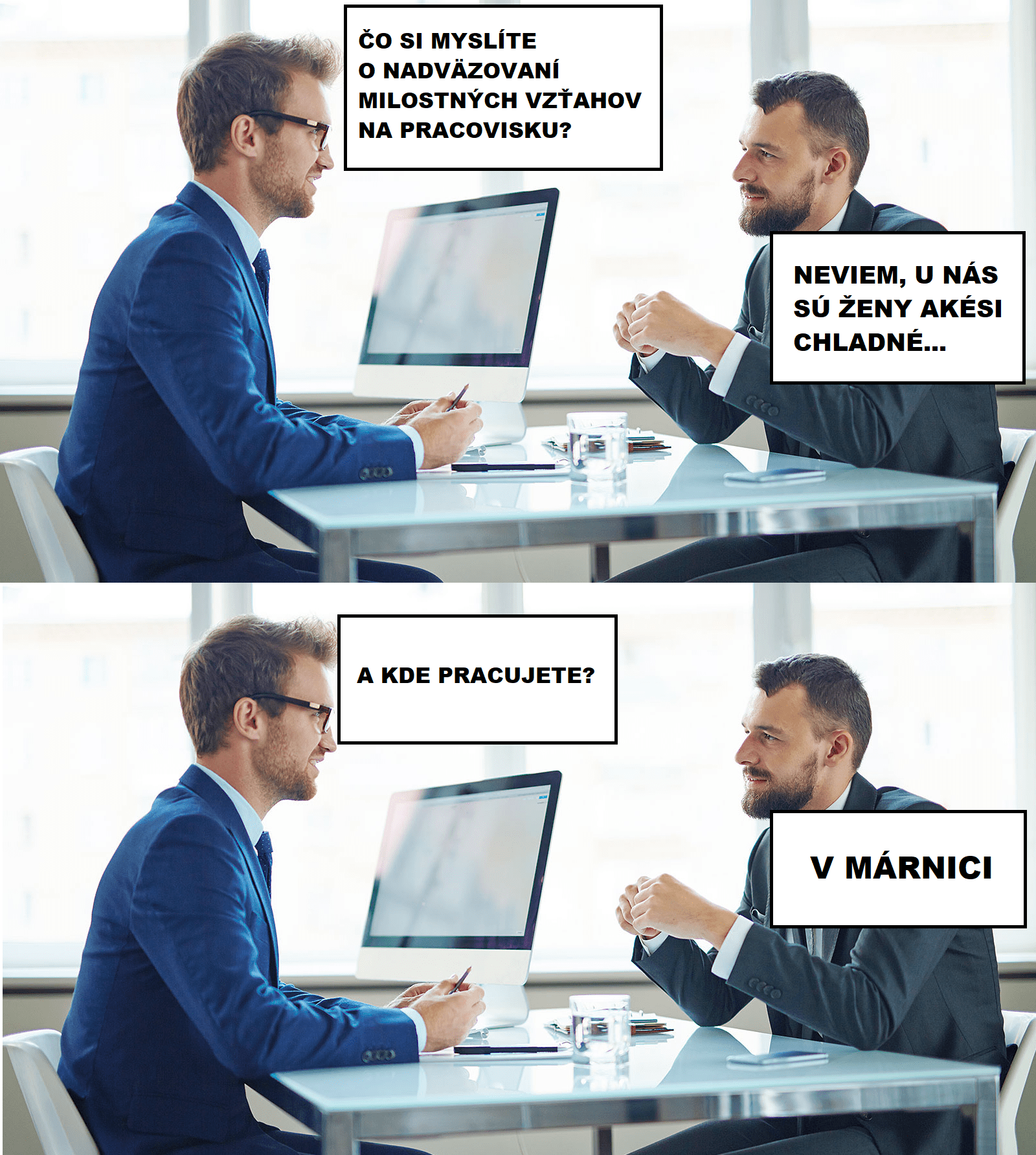 Pracovný pohovor a vzťahy na pracovisku