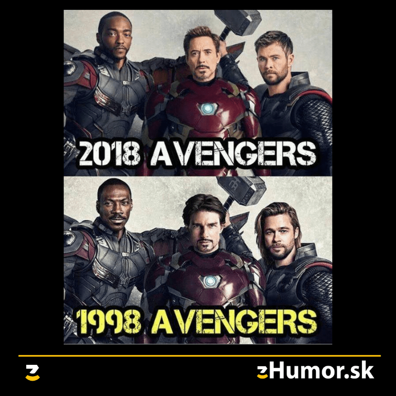 Avengers 2018 vs. 1998