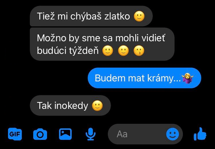 Chýbaš mi…