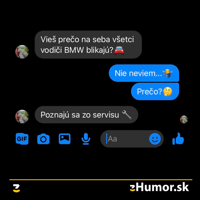 BMW blikačky