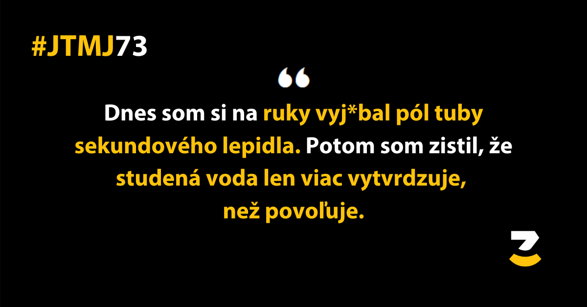 JTMJ: Príbehy, ktoré píše sám život #73