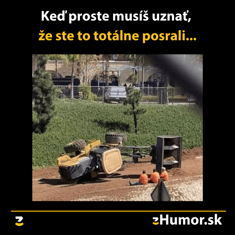 Posrali sme to