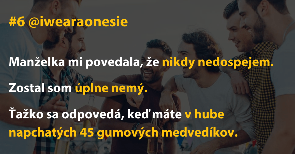 Zoznam tweetov od mužov, ktorí zvládajú manželstvo na jednotku