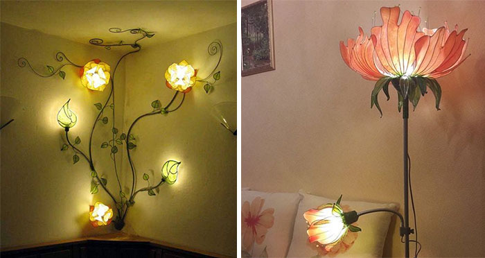 Lampy ako kvitnúce rastliny