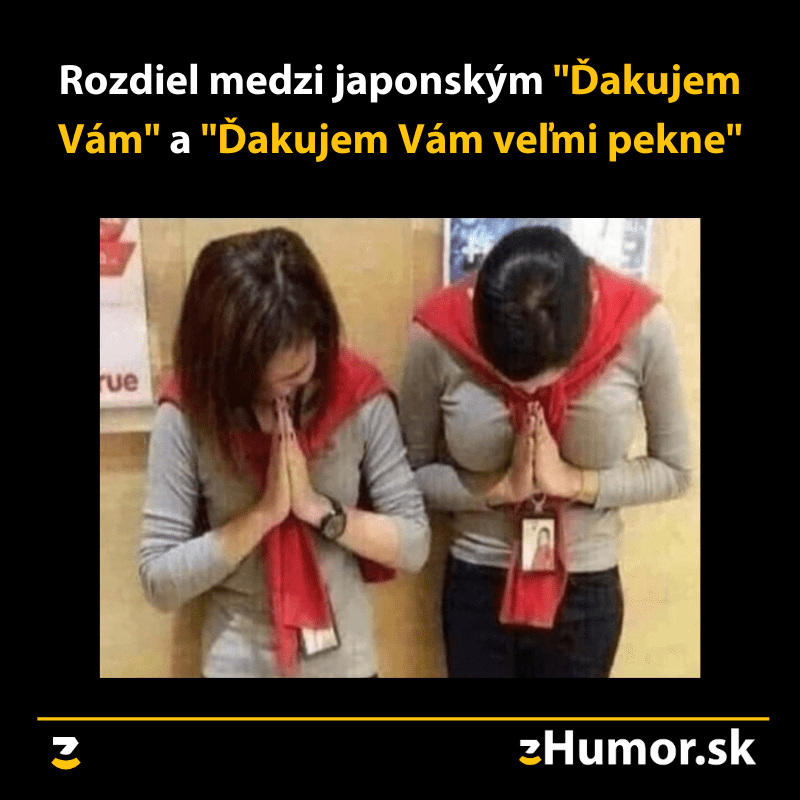 Ďakujem vs. Ďakujem veľmi pekne