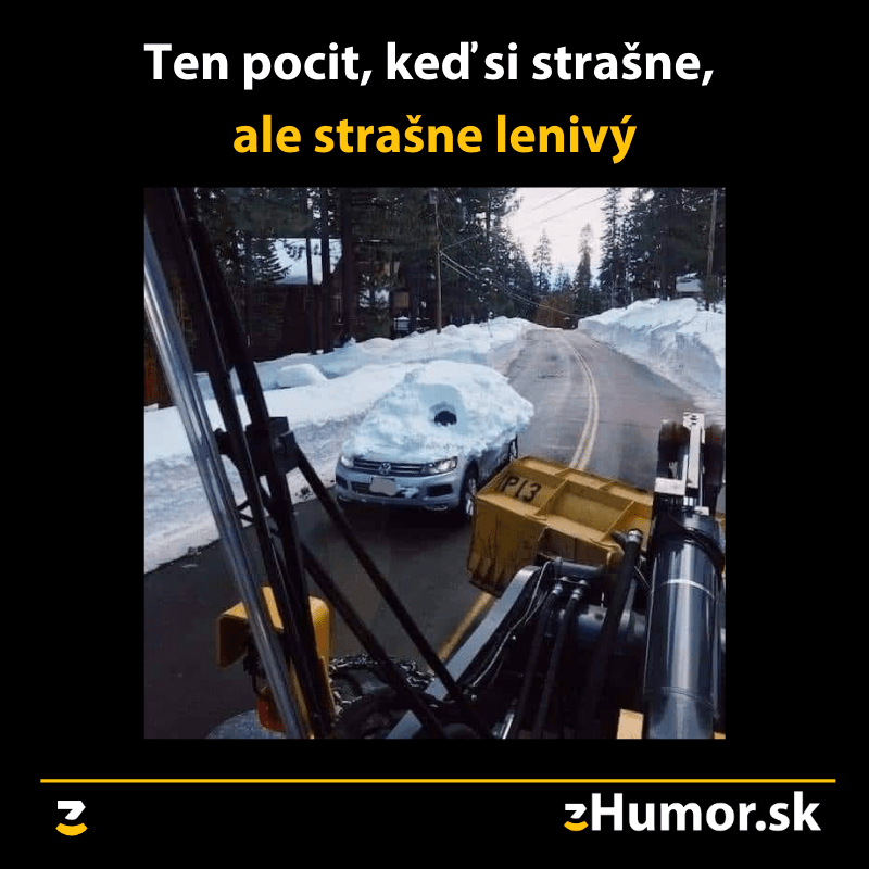 Keď si strašne lenivý