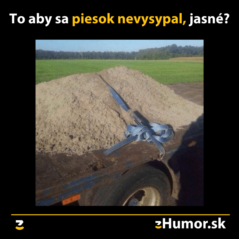 Piesok sa určite nevysype