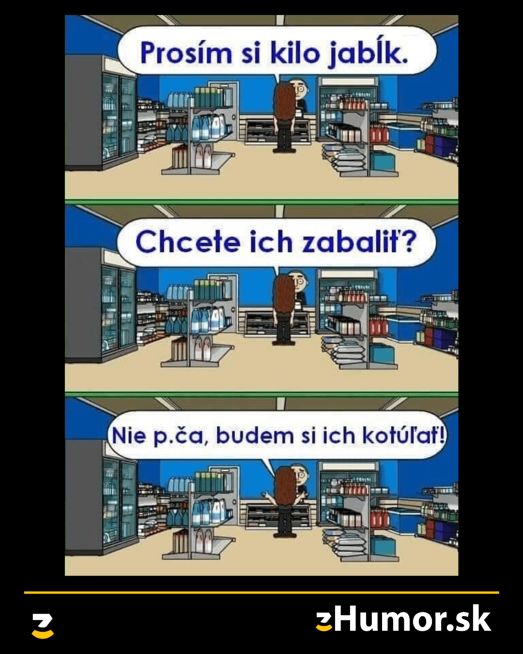 Nákup jabĺk