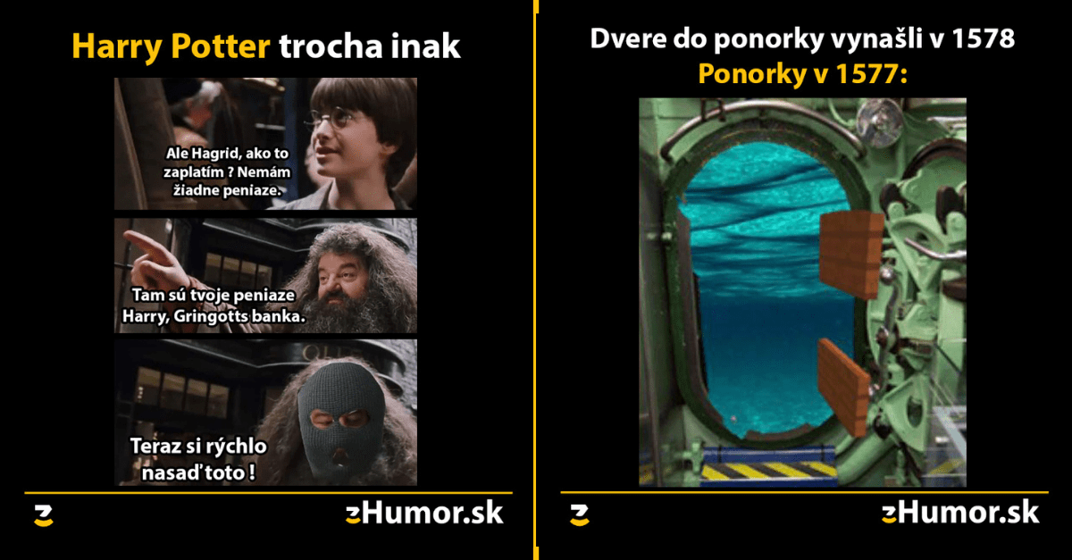 Zopár memečiek, ktoré vznikli, aby ti spríjemnili deň #1014 : Harry Potter: Lúpež banky