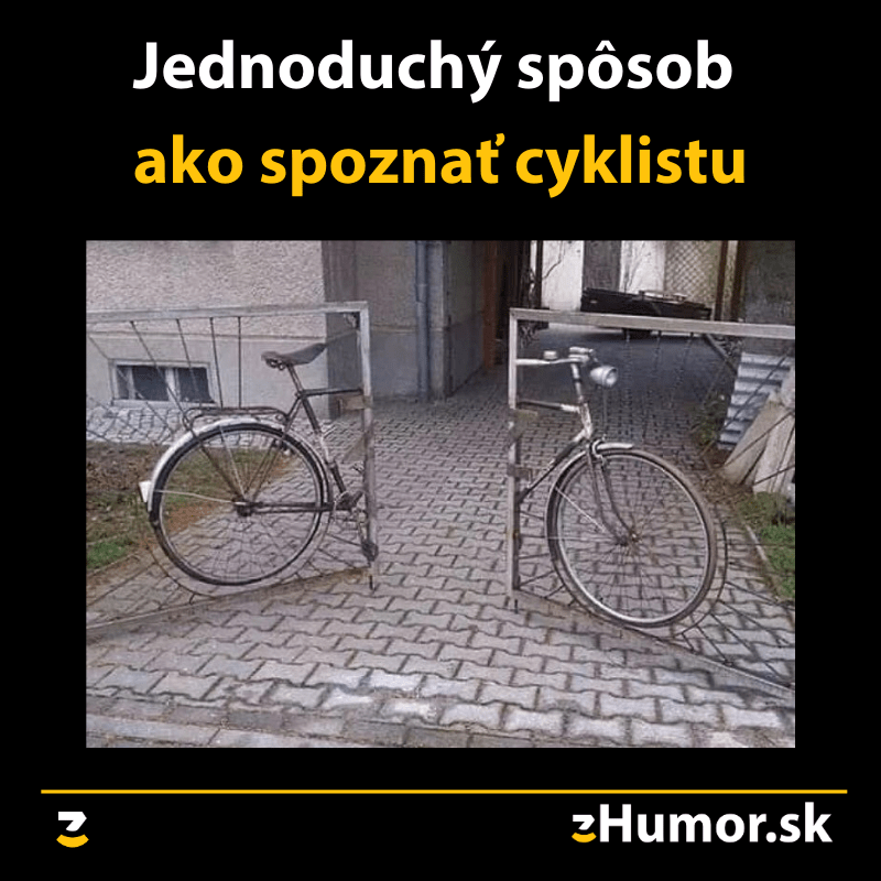Ako ľahko spoznáš cyklistu