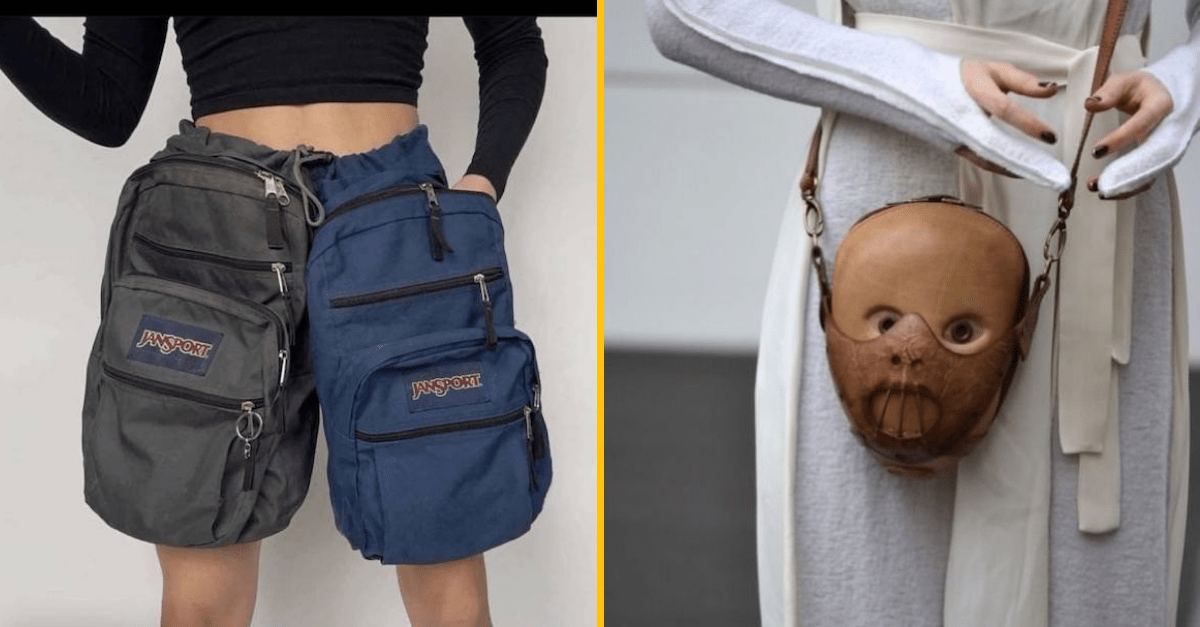 30+ bizarných kúskov oblečenia, ktoré sú otrasné a geniálne zároveň