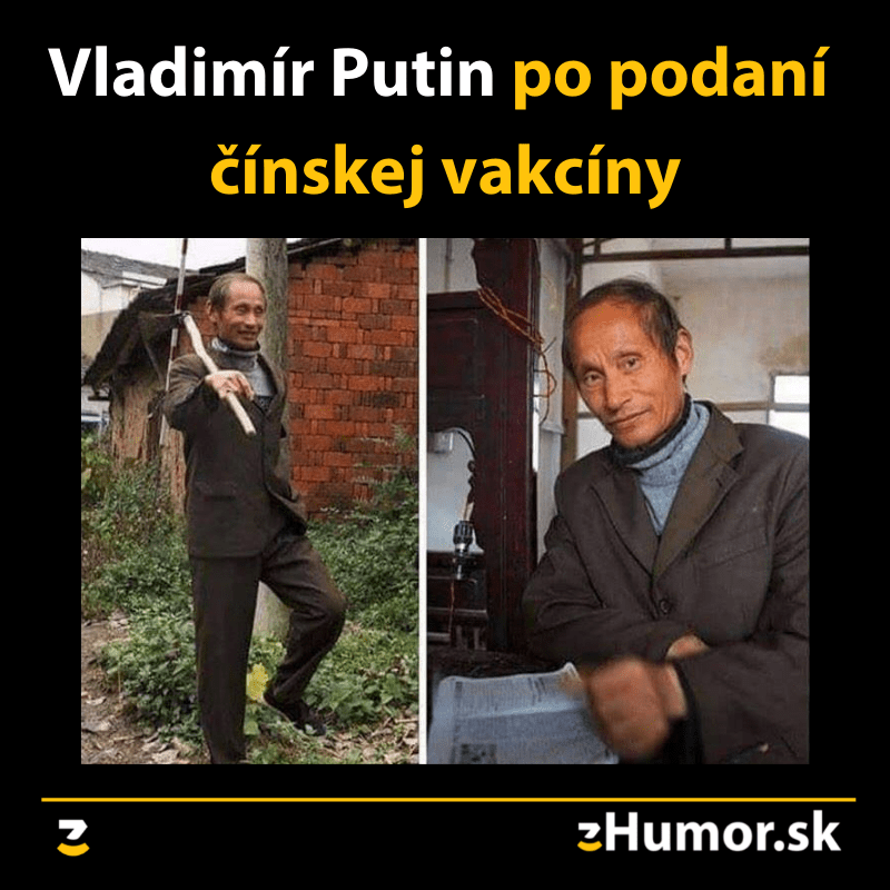Putin po očkovaní