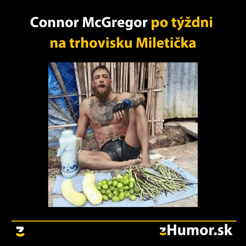 Connor McGregor na Slovensku