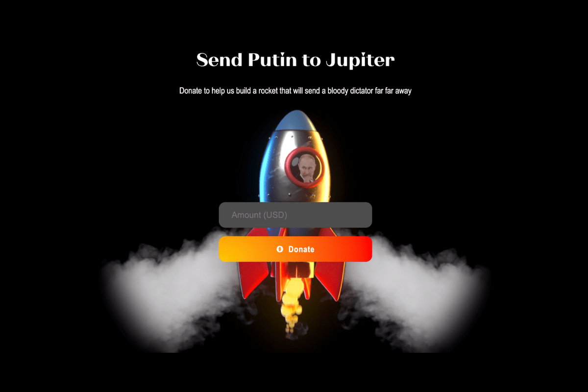 Ľudia vyzbierali viac ako 2 milióny dolárov, aby poslali Putina na Jupiter