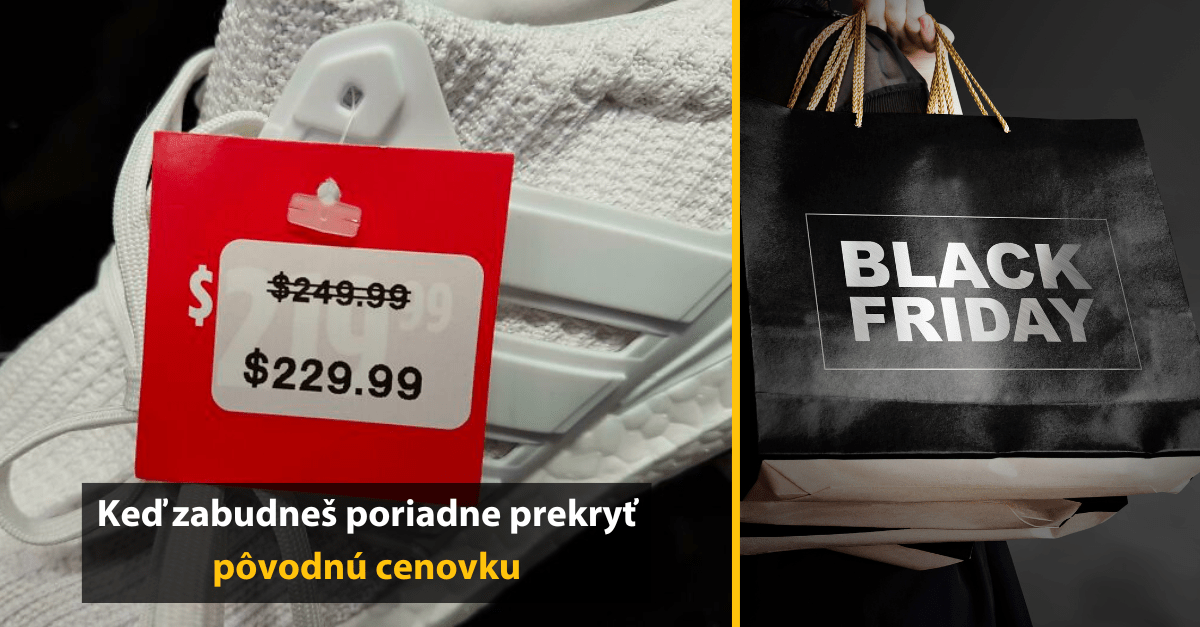 Bizarné obrázky, ktoré dokazujú, že black friday môže byť jedno veľké klamstvo