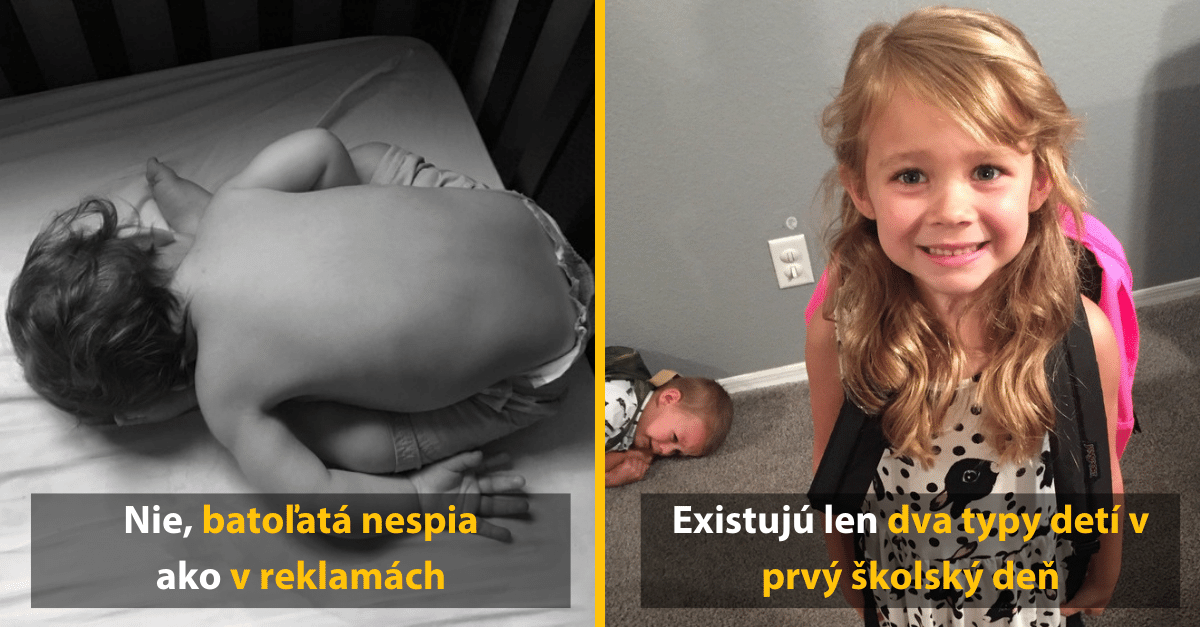 Vtipné dôkazy, že deti si vždy nájdu spôsob, ako nás prekvapiť