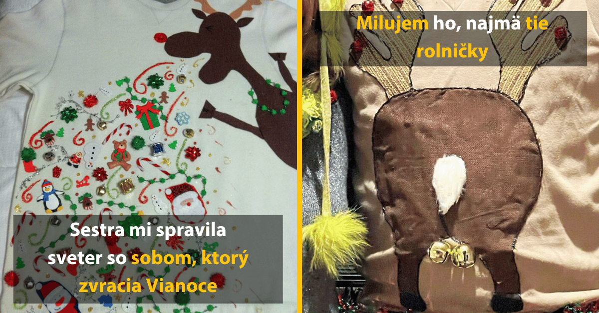 Vianočné svetre, ktoré by sa bili o prvenstvo v súťaži o ten najškaredší