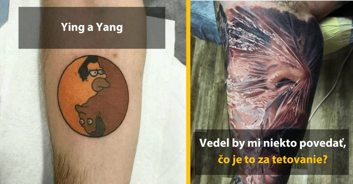 15 kvalitne urobených tetovaní, ktorých dizajn však nie je až taký dobrý