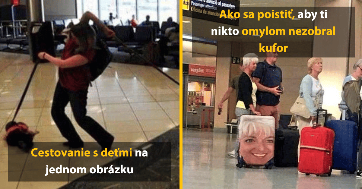 10 vtipných záberov z letiska, ktoré dnes potrebuješ vidieť
