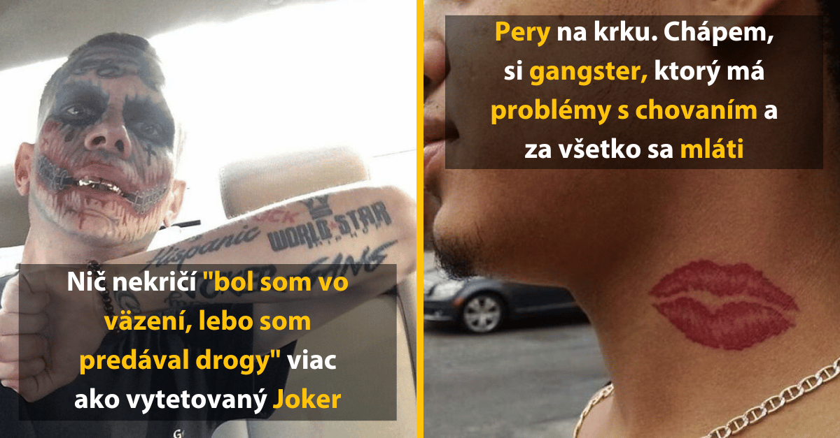 Najhoršie tetovania v histórii ľudstva, z ktorých sa všetkým ježia chlpy