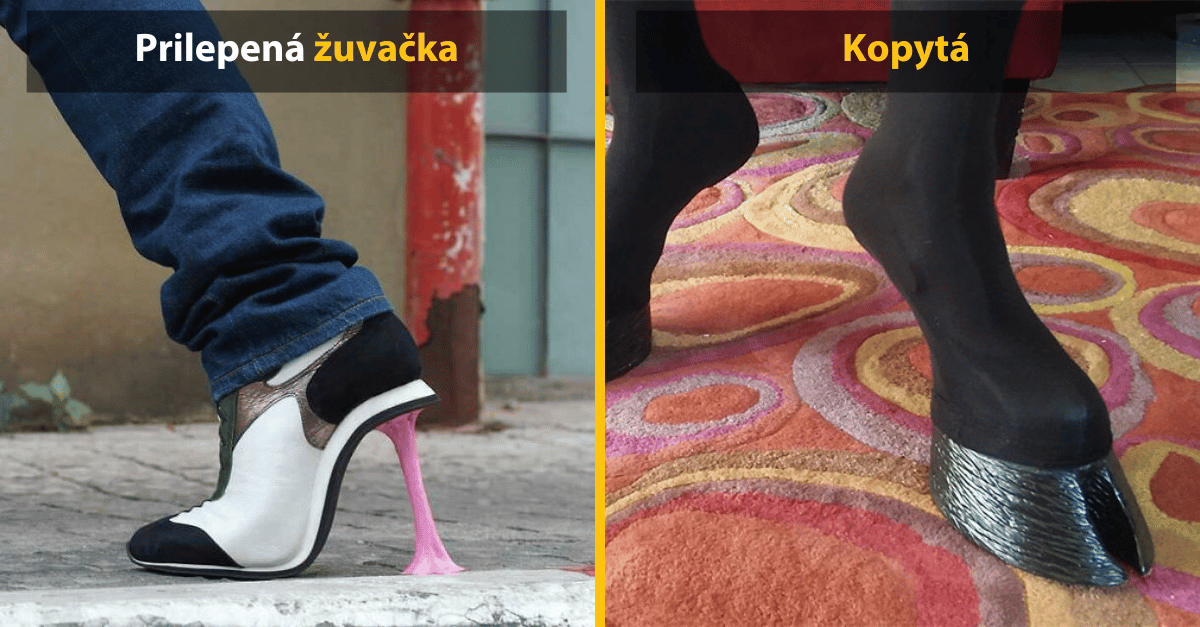 10 bizarných párov topánok, pri ktorých sa ti zastaví rozum