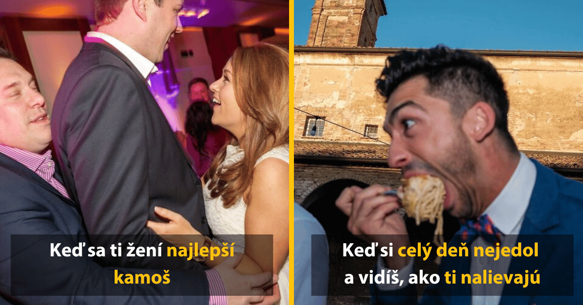 Vtipné a realistické fotky zo svadieb, v ktorých sa nájde takmer každý