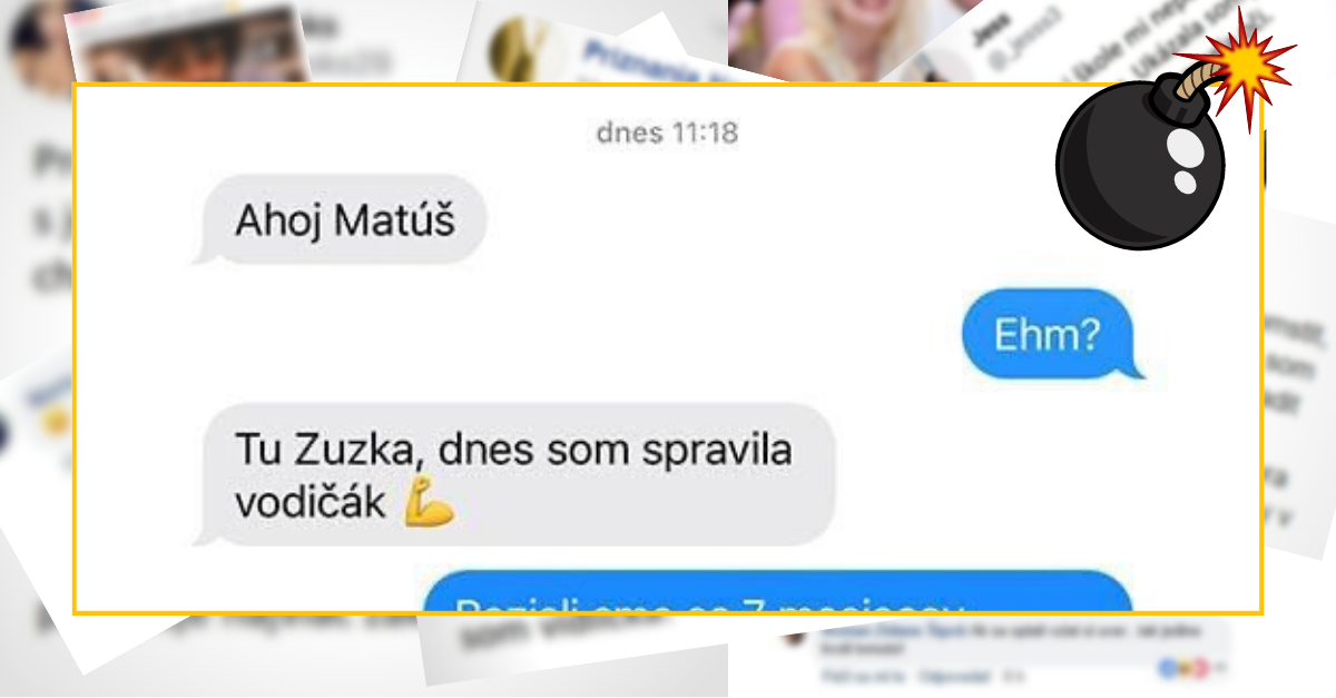 Bomby zo sociálnych sietí #722 – prečo upozorniť svojho EX, ak spravíš vodičák?