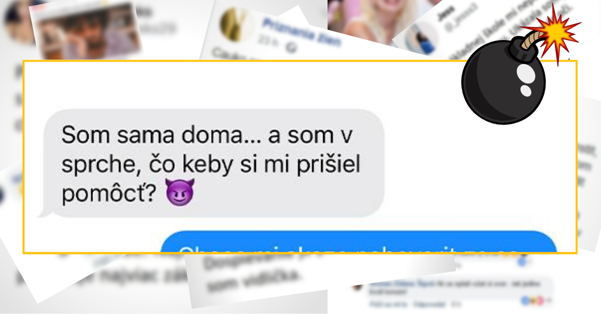 Bomby zo sociálnych sietí #742 – napísala mu, že je sama doma, takú reakciu nečakala