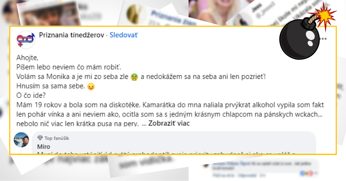 Bomby zo sociálnych sietí #763 – opila sa a urobila čo nechcela, chalani si zgustli v komentároch