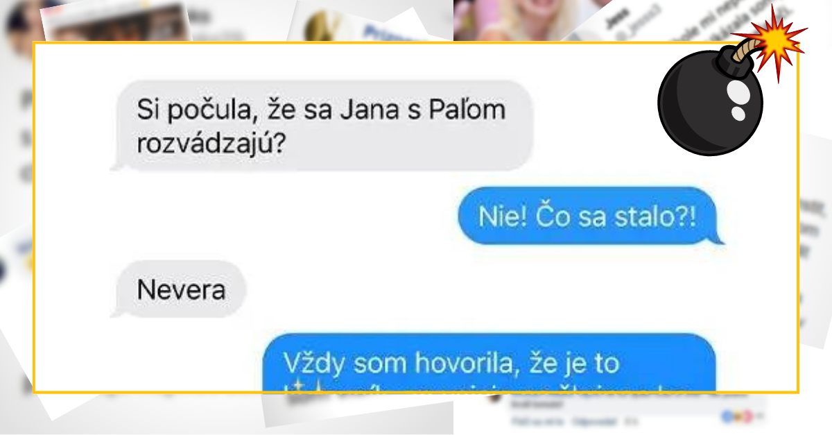 Bomby zo sociálnych sietí #784 – manželia sa rozvádzajú kvôli nevere, no klebetnice obviňujú muža