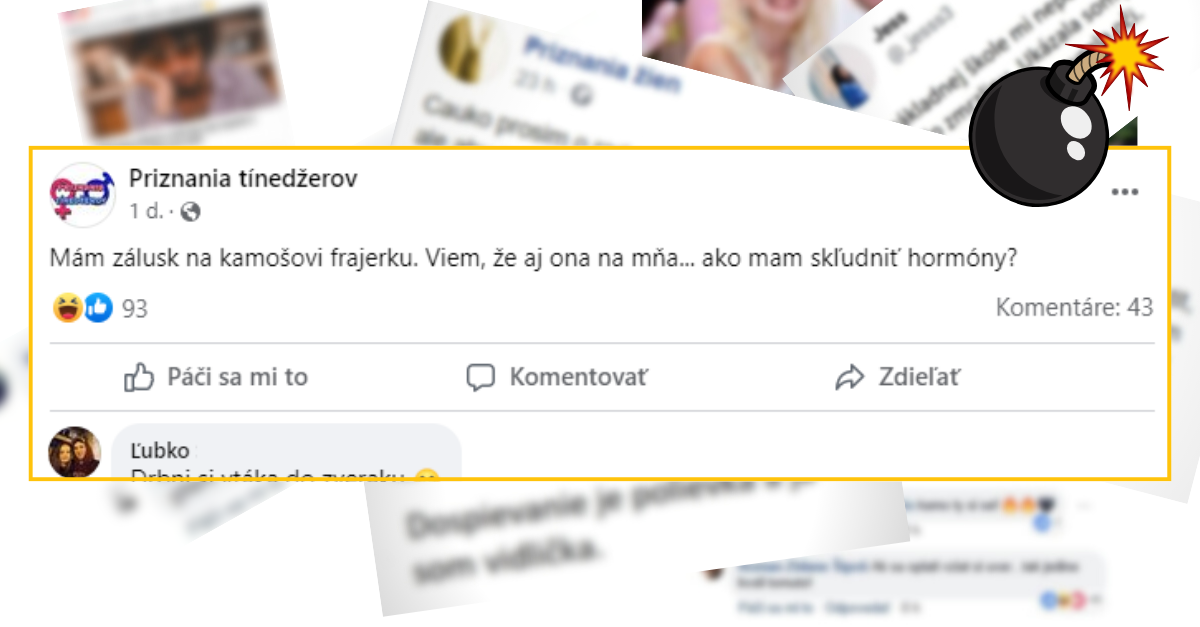Bomby zo sociálnych sietí #817 – má chuť na kamošovu frajerku, v komentároch mu poradili ako skludniť hormóny