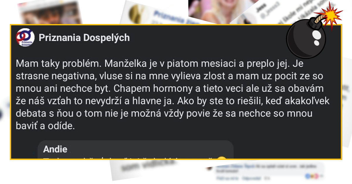 Bomby zo sociálnych sietí #818 – nevie nájsť reč s tehotnou manželkou, v komentároch mu vtipne naložili