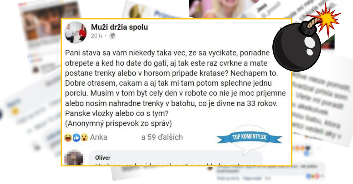 Bomby zo sociálnych sietí #827 – má problémy s močením, Oliverov komentár ti odpáli dekel