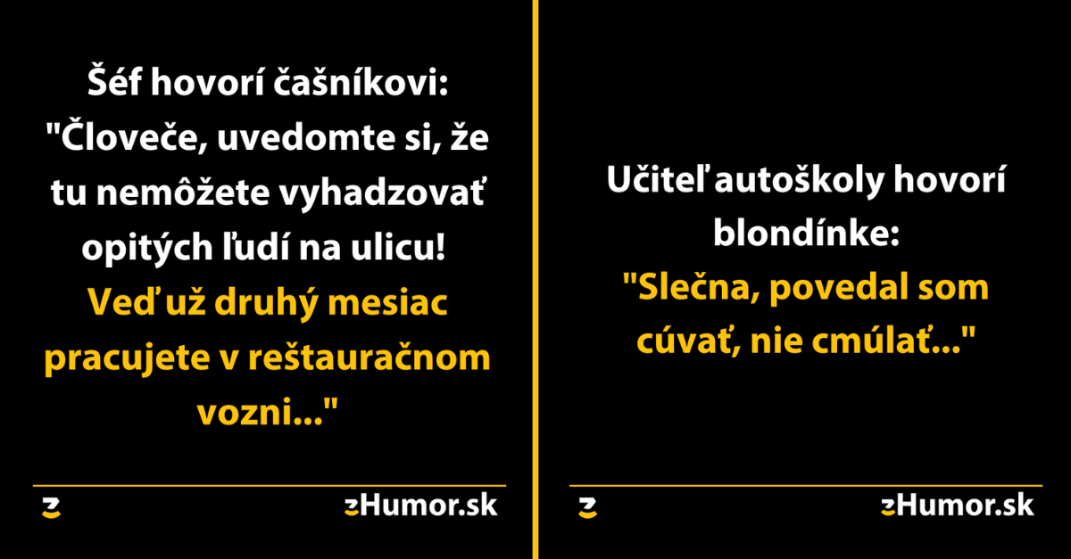 To najlepšie zo skupiny Textové Vtipy #230 – nie vždy je vhodné vyhadzovať opilcov z podniku