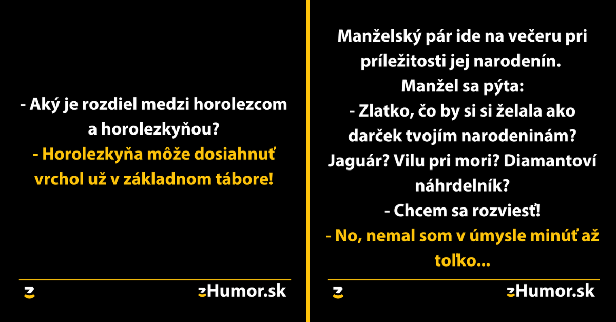 To najlepšie zo skupiny Textové Vtipy #229 – prečo netreba nahnevať strýka Fera alebo aký je najdrahší darček k výročiu?