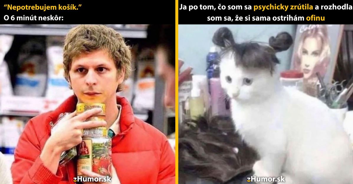 Zopár memečiek, ktoré vznikli, aby ti spríjemnili deň #1351: Idem iba po jednu vec, nechcem košík.