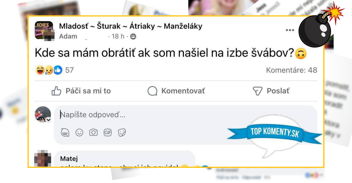 Bomby zo sociálnych sietí #837 – Matej poradil ako sa jednoducho vysporiadať so švábmi v bratislavskom intráku