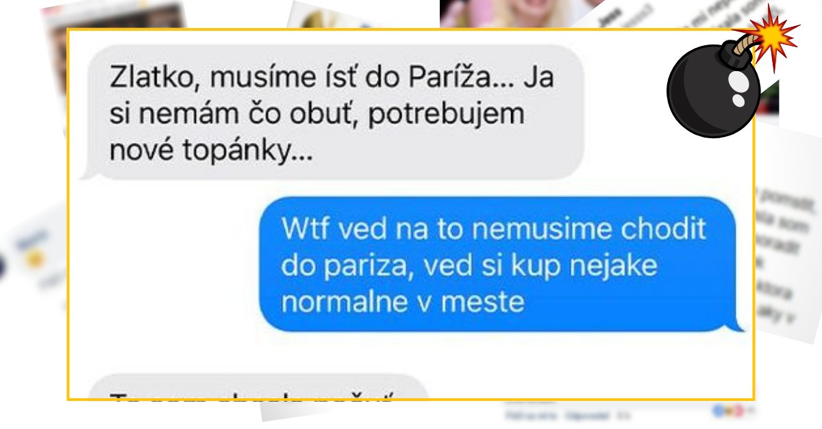 Bomby zo sociálnych sietí #833 – keď žena vie, ako má ísť na muža, keď potrebuje nové topánky
