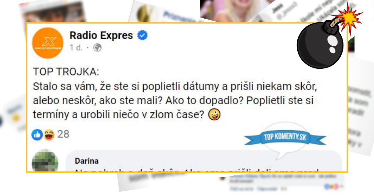 Bomby zo sociálnych sietí #852 – Darina prišla niekde skôr ako mala, je z toho vtipný príbeh