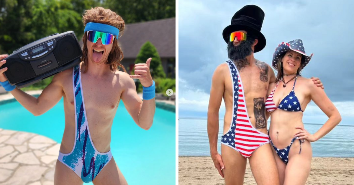 „Brokini“: Duo z Londýna, ktoré sa oblieka do „veselých“ pánskych plaviek