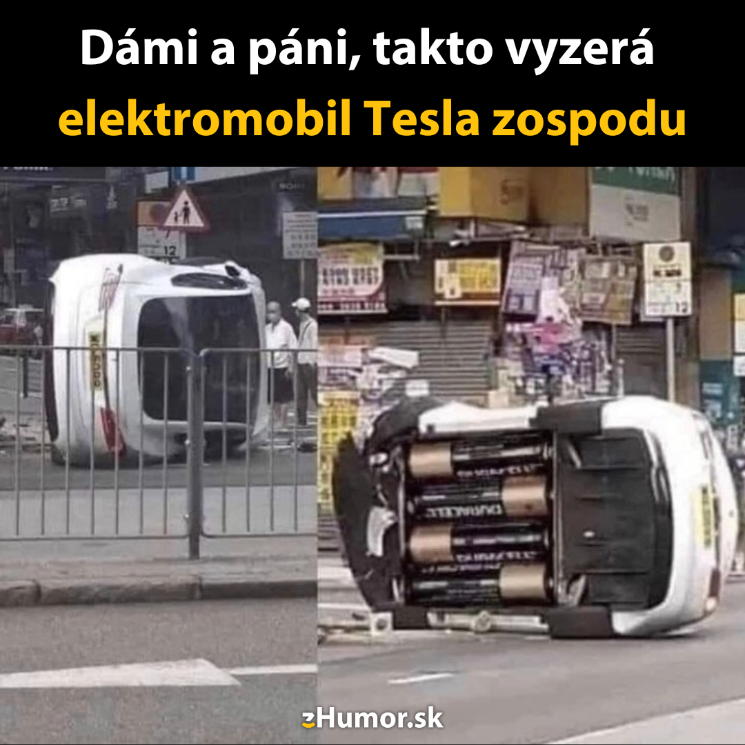 Keď Tesla havaruje
